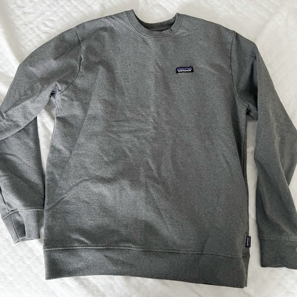 Patagonia Standard Fit Gray Crew Neck Sweatshirt - Size L - Picture 2 of 4
